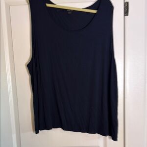 Women's Navy Sleeveless Top